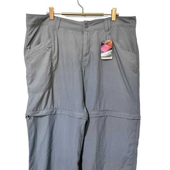 Mountain Hardware Castil Convertible Pants Size 16 Gray Hiking Outdoor Womens - Picture 6 of 12